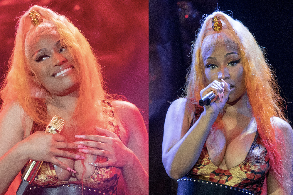 Boob Baring Barb: Nicki Minaj Explains Her Double Nip Slips ...