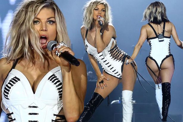 Fergie makes a sexy return to the stage following news of ...