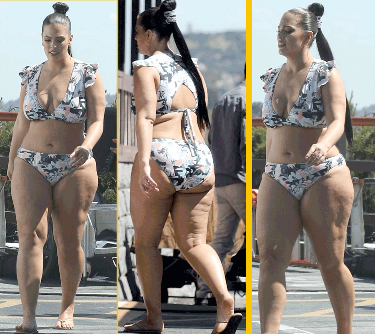 Is PLUS SIZED Model Ashley Graham's BUTTS TOO SLOPPY - MTO News