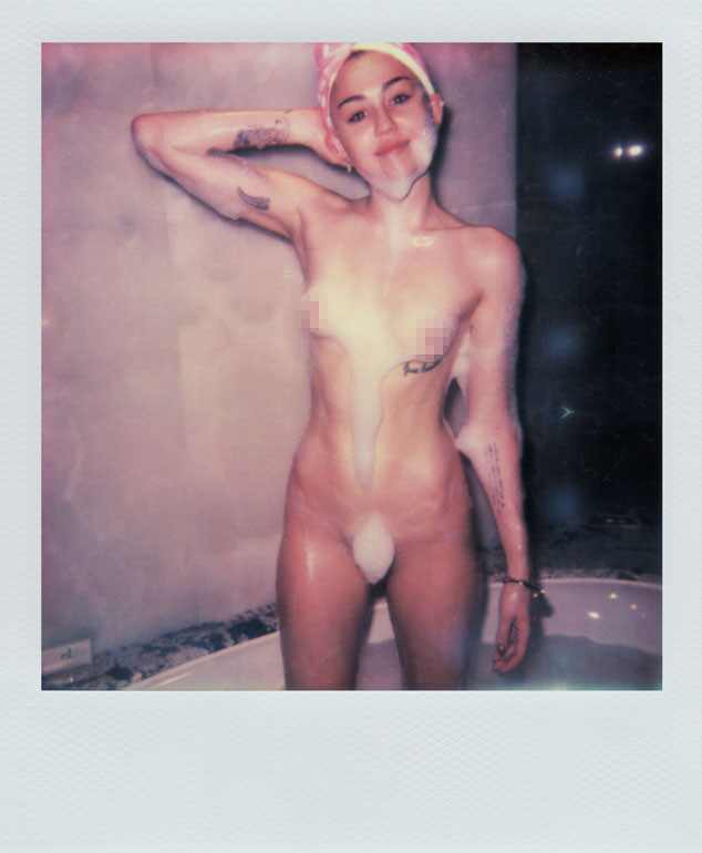 Vagina Out for V from Miley Cyrus' Naked (and Almost Naked ...