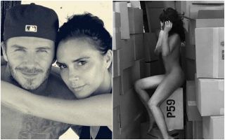 Helena Christensen naked photo row David Victoria Beckham