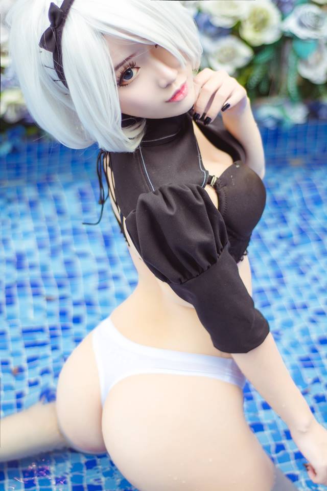 Throw back to my 2B swimsuit cosplay, visit my Etsy to buy ...