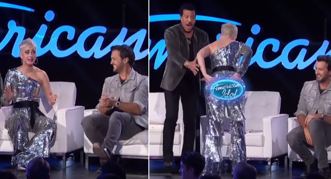 Katy Perry flashes her butt to American Idol's audience ...