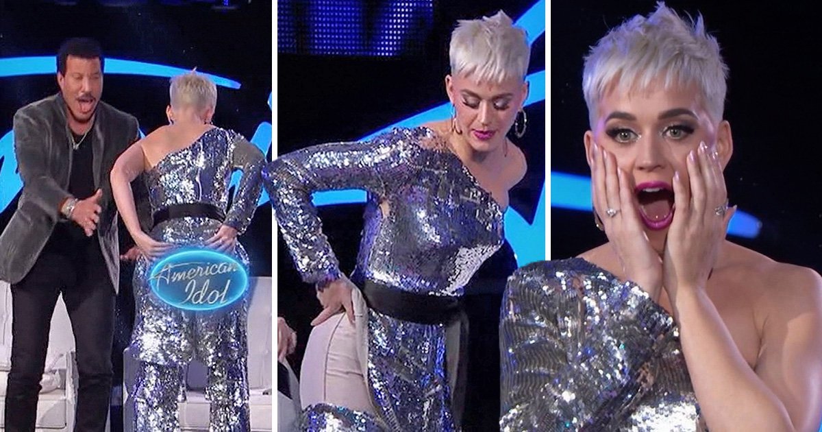 Katy Perry wardrobe malfunction on American Idol: 'Tape my ...