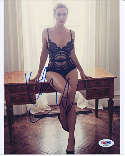 KATE WINSLET Signed 8x10 Rare Image Sexy Cleavage & Legs in ...