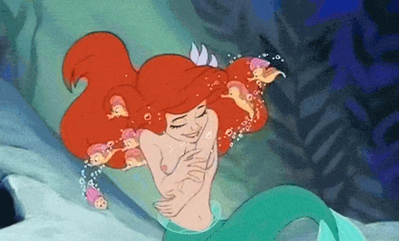 Naked mermaid tits Ariel