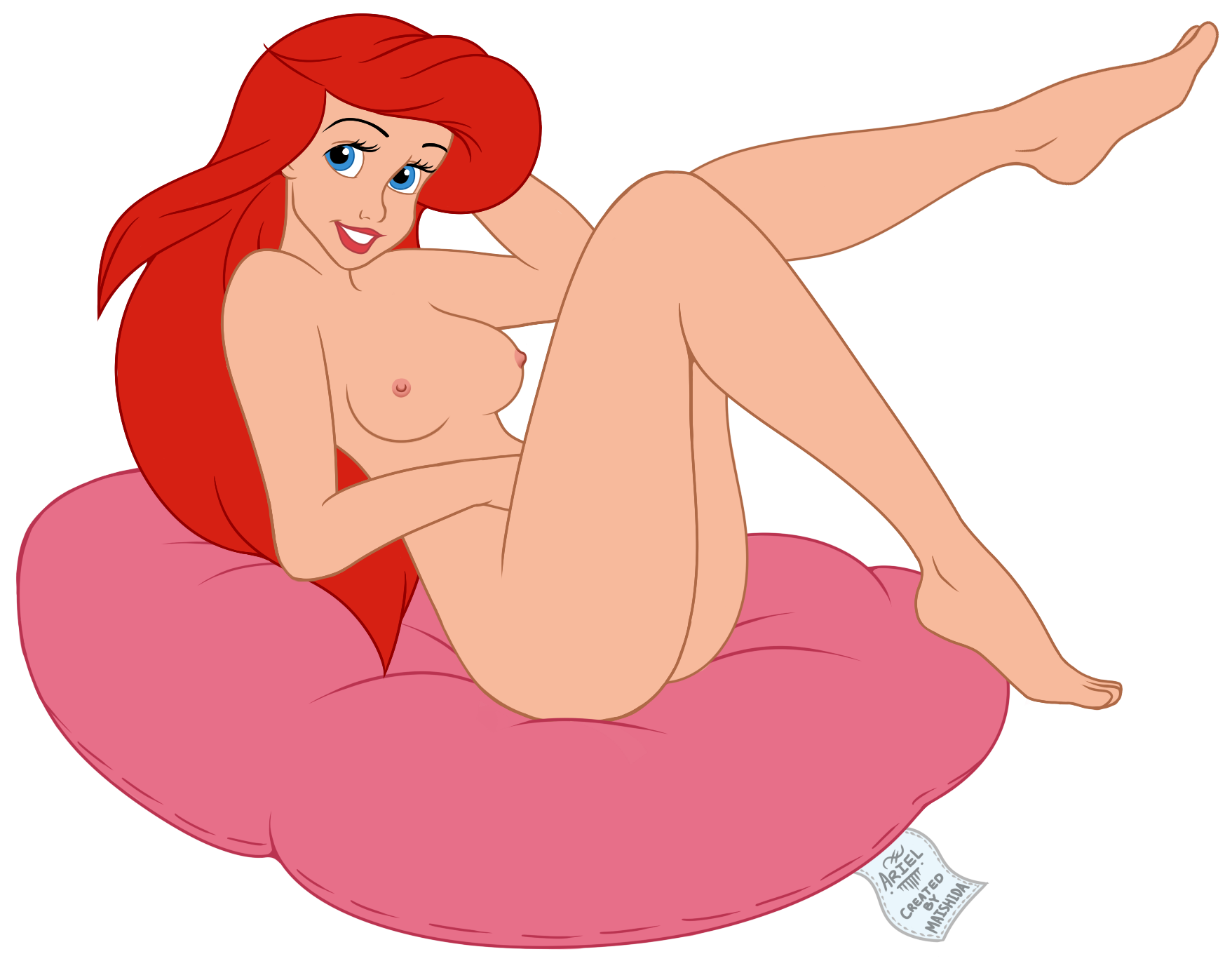 Naked Ariel on a Pillow by Maishida34 - Hentai Foundry.