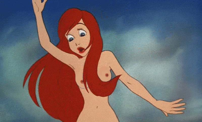 Naked mermaid Ariel
