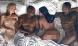 Taylor Swift and Donald Trump appear naked in Kanye West's ...