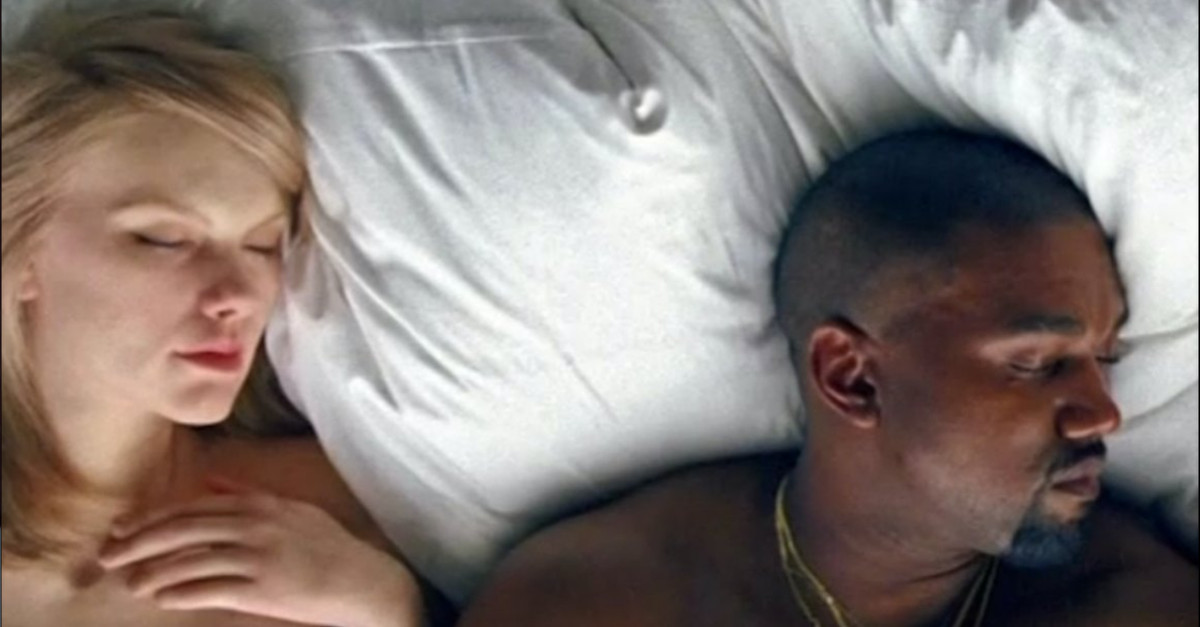 Kanye West pours a gallon of gas on his feud with Taylor ...