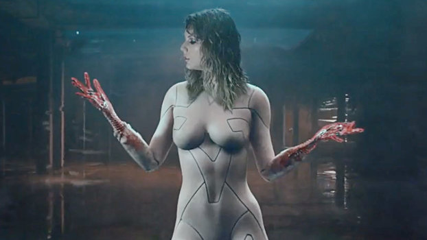 Taylor Swift Reveals the Trick to the Naked Cyborg Look from ...
