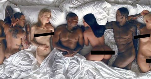 Kanye West Famous Video: Watch Kanye West's New NSFW Video ...