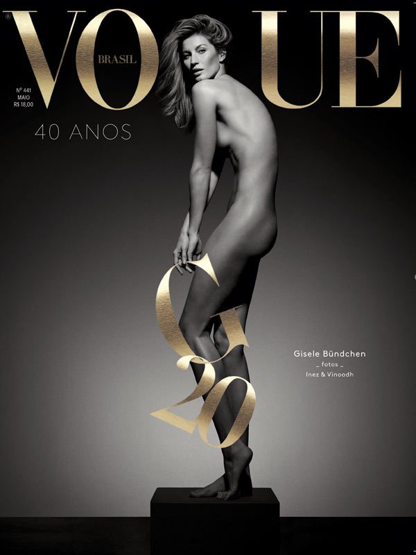 Gisele Bundchen â€” Nude On 'Vogue' Brasil: See Sexy, Naked ...