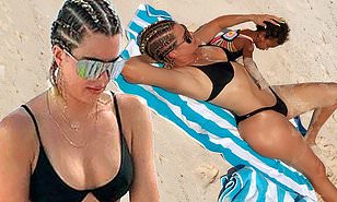 Khloe Kardashian shares flashback bikini photos | Daily Mail ...