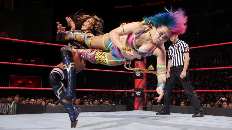 WWE My Life - WWE.Com posted #Asuka's nip slip photo.