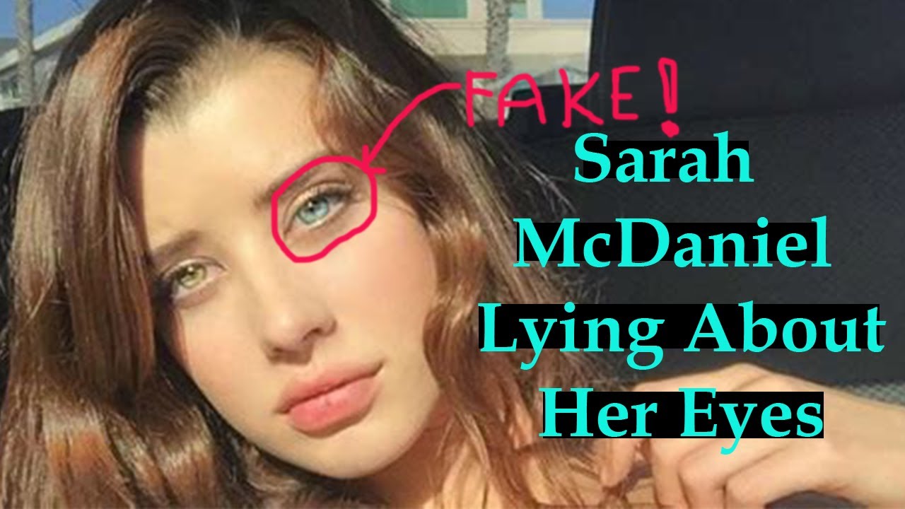 Sarah Mcdaniel Lies about Eye Heterochromia Compilation