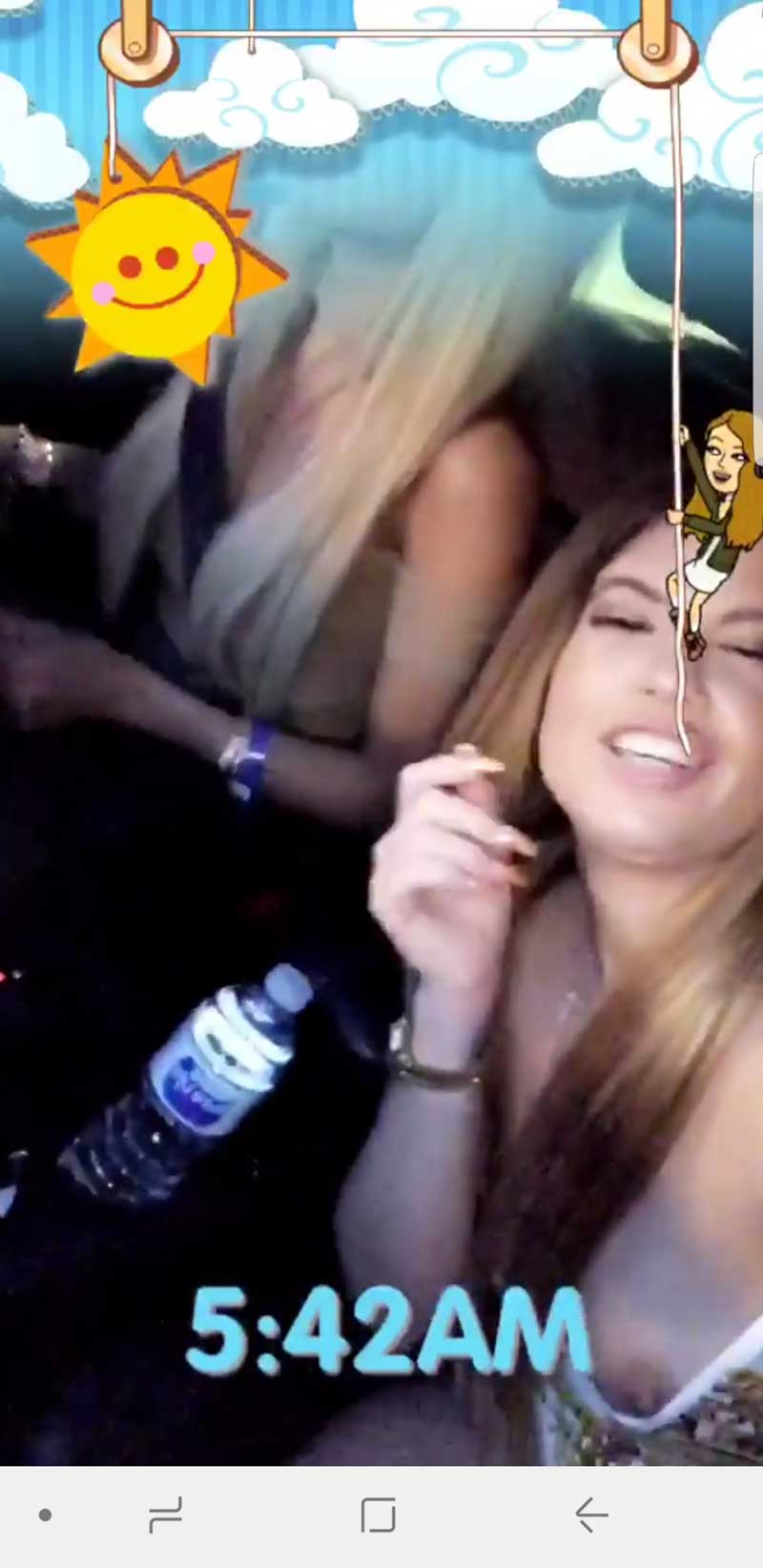 Chanel West Coast Slips a Nip on her Snapchat - Taxi Driver ...