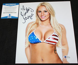 Details about Kindly Myers signed 8 x 10, Maxim, Playboy, FHM, Beckett BAS  E21282