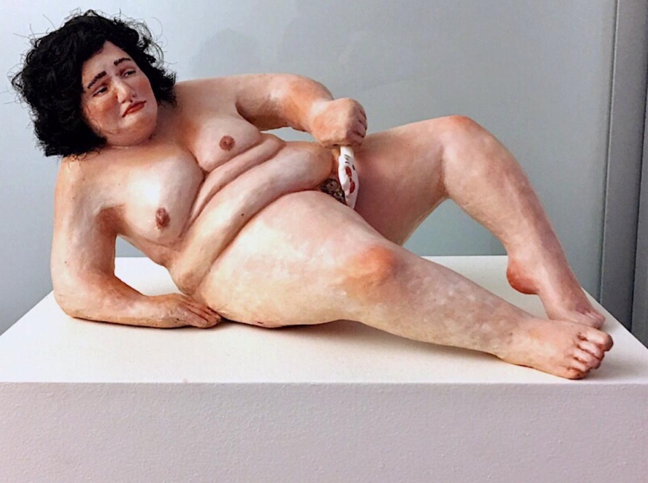 Casual Nude Sculptures Show Women Getting Cozy in Themselves ...