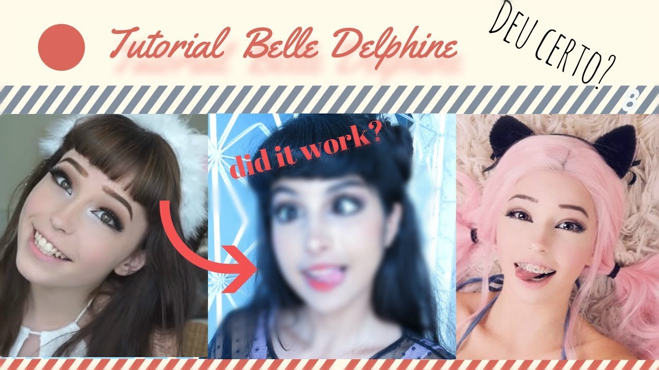 Makeup Inspired by Belle Delphine - Fiz o tutorial da Belle Delphine! 