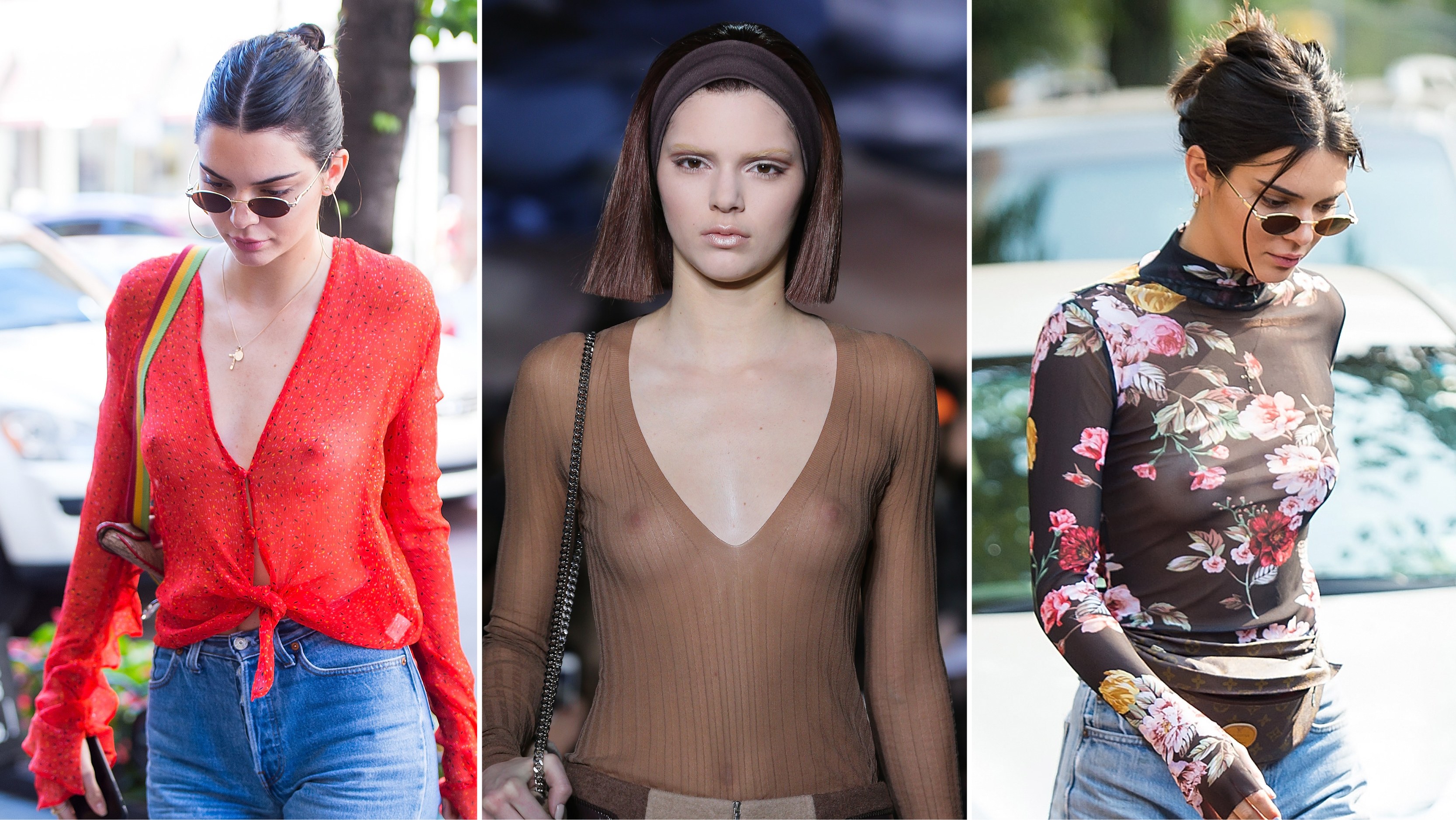 11 Times Kendall Jenner Freed the Nipple | Allure
