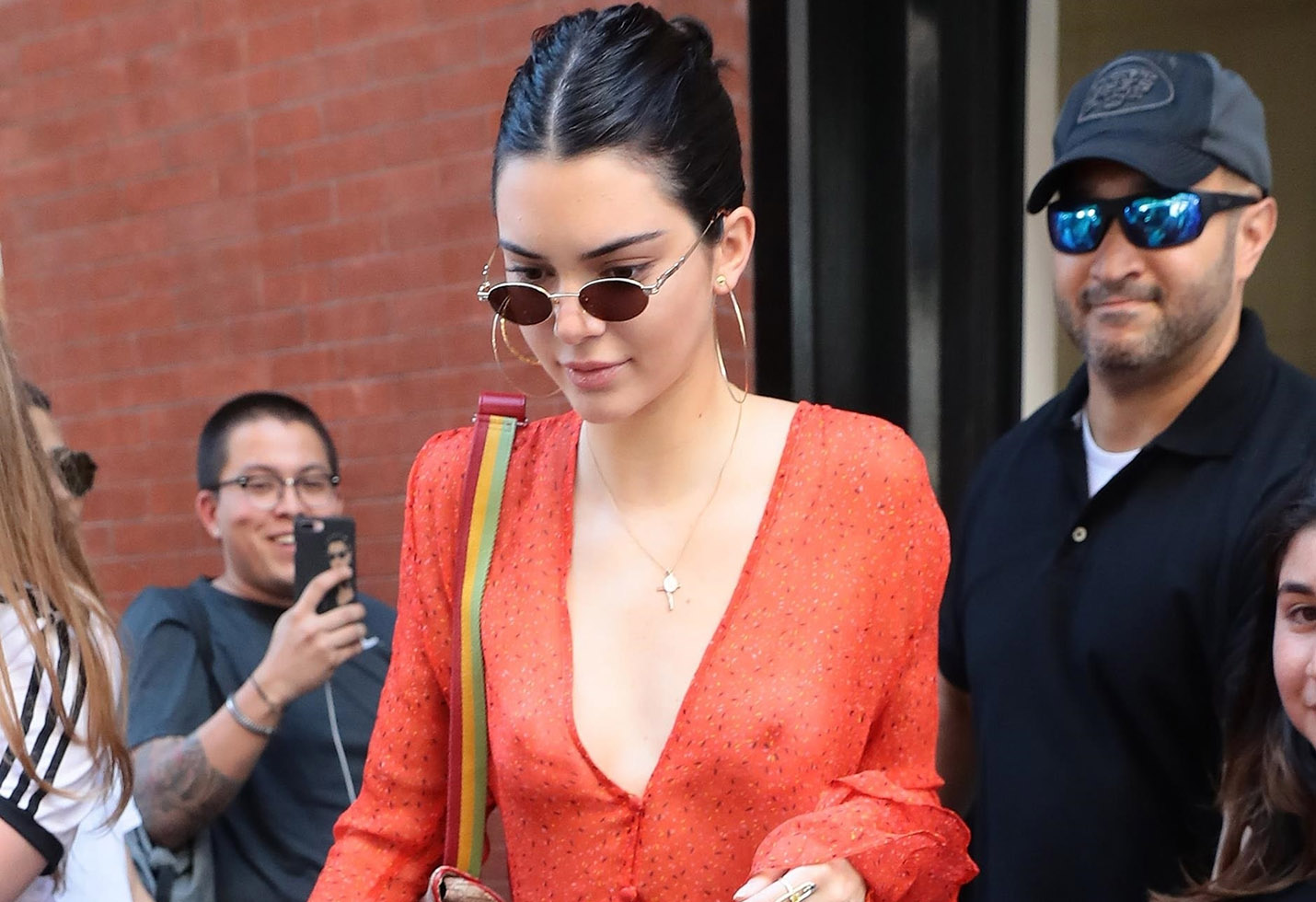 PHOTOS] Kendall Jenner Exposes Her Nipples In See-Through Shirt!