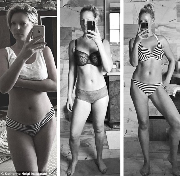 Katherine Heigl flaunts post-baby body in sexy selfies ...