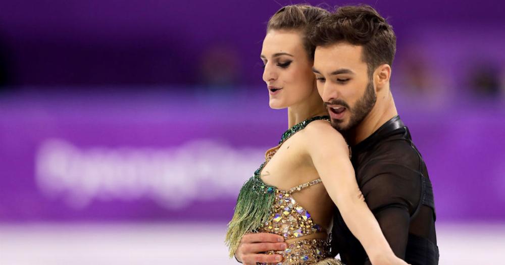 French figure skater suffers a nip-slip after nightmare wardrobe ...