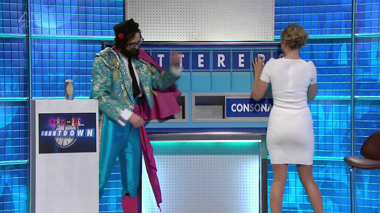 Rachel Riley Hot Ass In White Dress 8 Out of 10 Cats Does Countdown HD 19  04 13