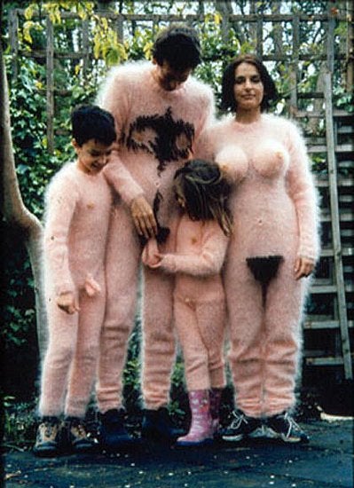 The family that wears furry naked clothes together... I am ...