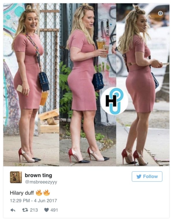 The Internet Just Realized That Hilary Duff Is Thick As Oatmeal ...