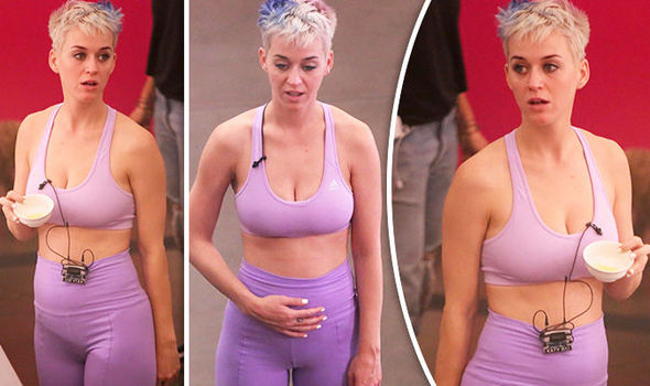 Katy Perry suffers CAMEL TOE as she flaunts serious cleavage in ...