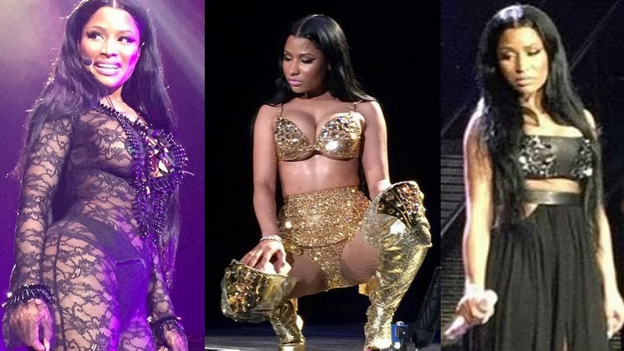 Nicki Minaj Sexy Pinkprint Tour Costumes - YouTube