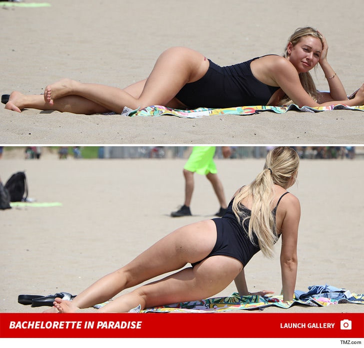 Corinne Olympios Busts Out Her Booty for Beach Day