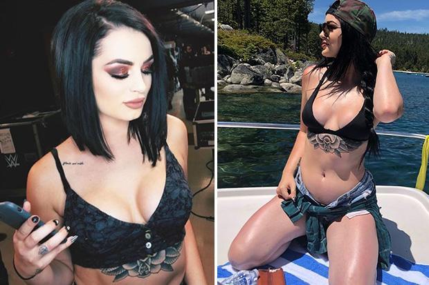 WWE star Paige stuns Instagram fans with series of sexy shots in ...