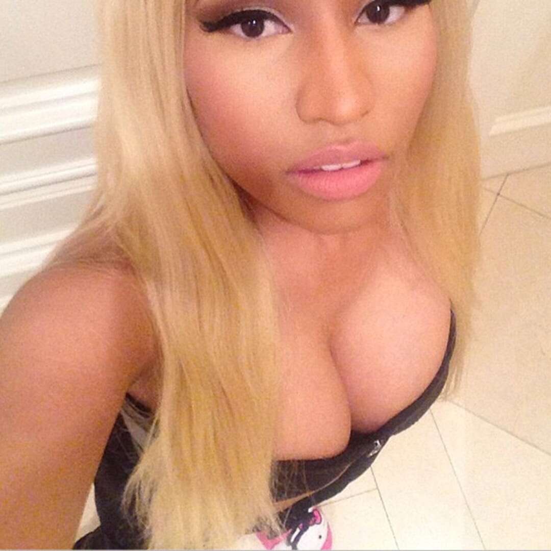 Nicki Minaj Tweets Sexy Cleavage Pics (but Can You Spot Her Hello ...