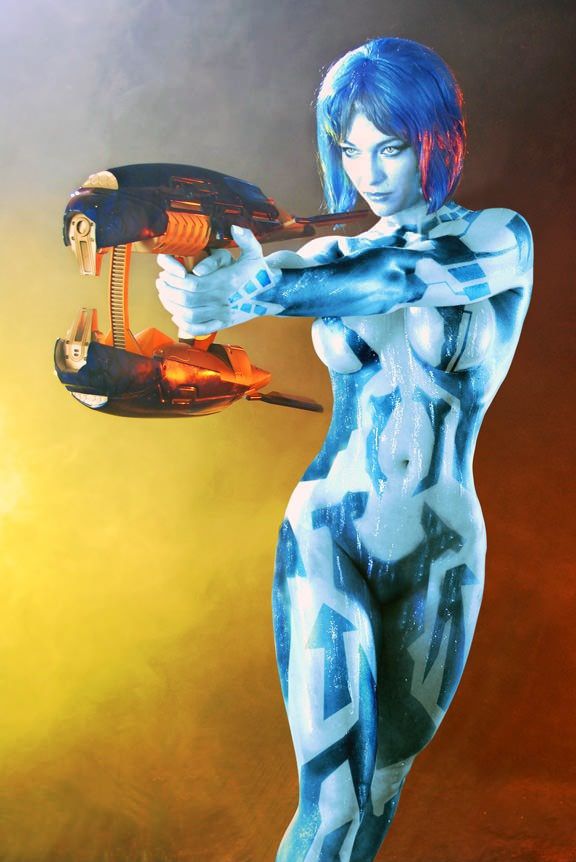 Halo cortana naked cosplay — Xsexpics.com