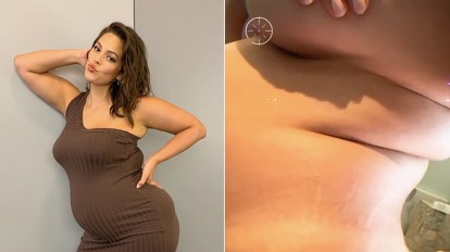 Ashley Graham Embraces Pregnant Body in Nude Video