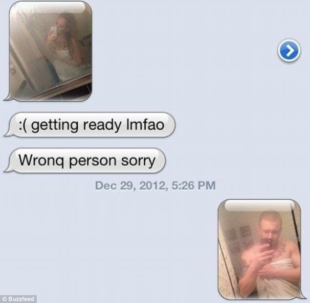 When sexting goes wrong: Hysterical pictures of intimate messages sent to  the wrong person | Daily Mail Online