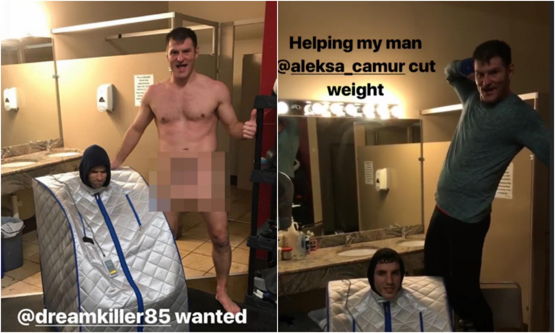 Naked Stipe Miocic helping Aleksa Camur cut weight | Sherdog Forums | UFC,  MMA u0026 Boxing Discussion