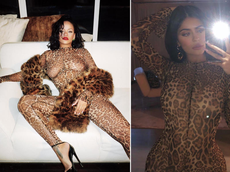 Kylie Jenner and Rihanna face off in sheer leopard catsuits | News Break