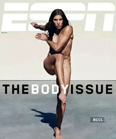 Hope Solo poses nude for ESPN magazine cover