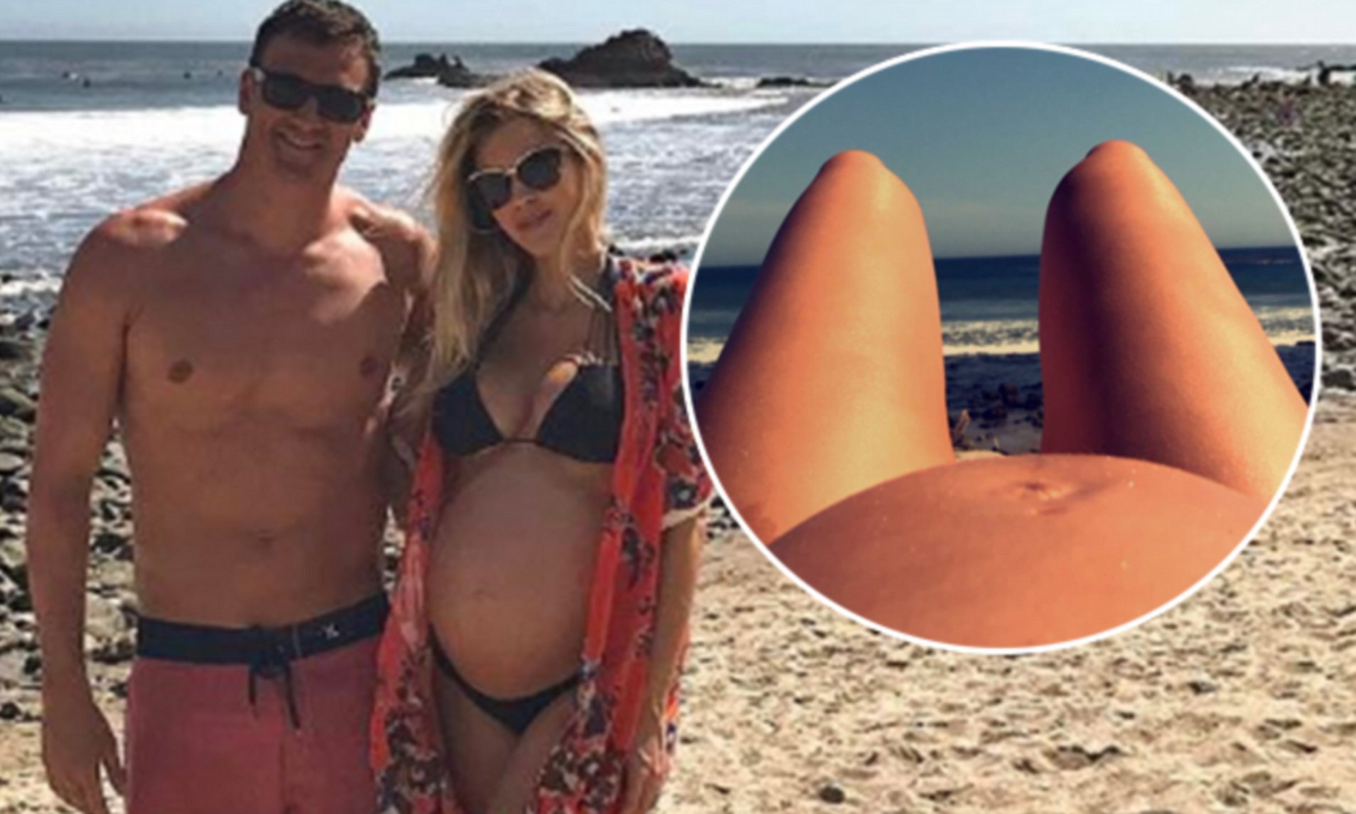 Pregnant Kayla Rae Reid shows off her growing belly | Daily Mail Online