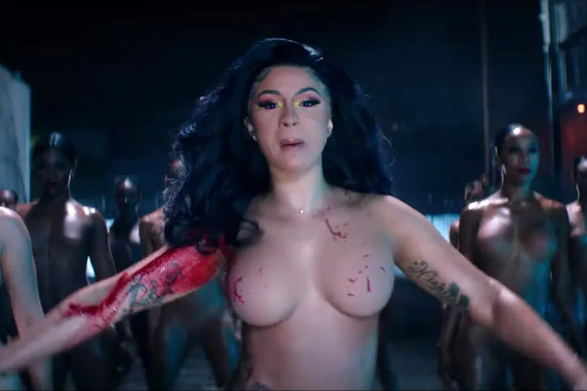 Cardi B strips totally naked in shocking X-rated video for new track Press.