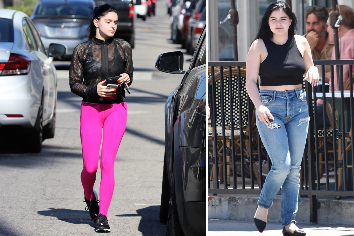 Modern Family star Ariel Winter shows off weight loss in skintight leggings  after switching her anti-depressants helped her shed pounds